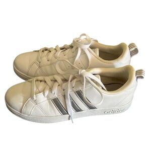 adidas White and Silver Women's Sneakers